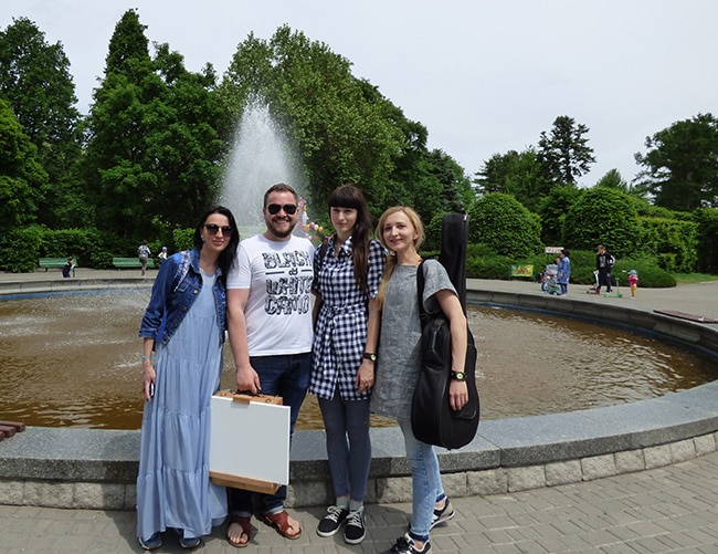пленэры в ботаническом саду