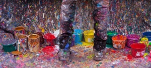 table-mix-colors- oil-paint