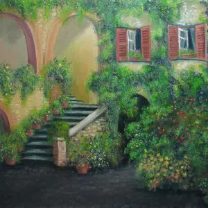 The cosy Italian backyard